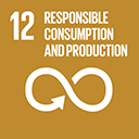 12. SDGs logo, Responsible Consumption and Production